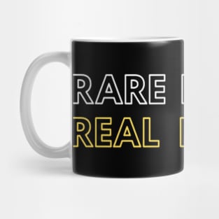 Rare friends Real friends Black Mug